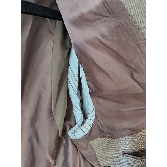 Lauren by  Ralph Lauren Blazer Rayon Linen Blend 43R 2 button - Picture 10 of 10